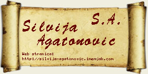 Silvija Agatonović vizit kartica